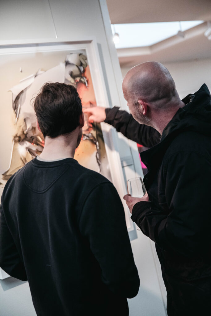 Hugo Mulder dhm at art'otel Amsterdam Gallery. Exhibition: Punctilious